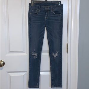 Carmar Distressed Skinny Jeans - Size 25